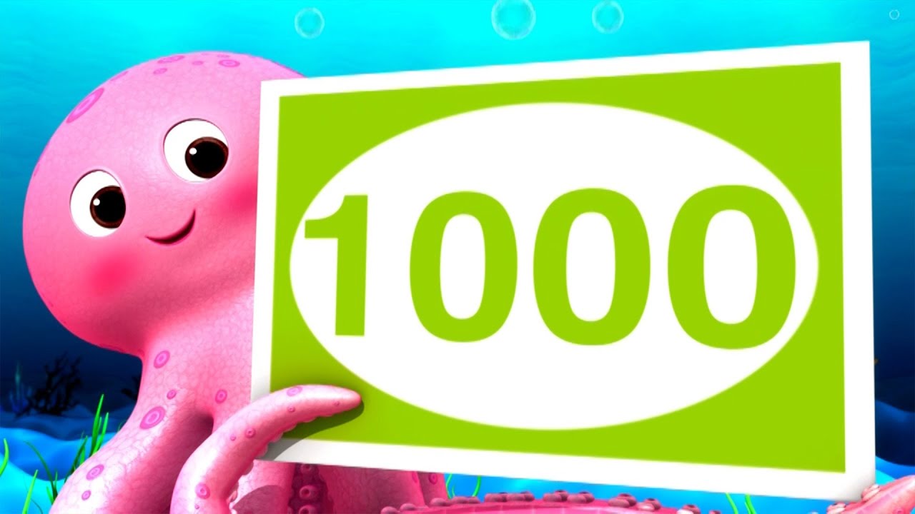 100-1000 Song | + More Nursery Rhymes & Kids Songs - ABCs and 123s | Learn with Little Baby Bum
