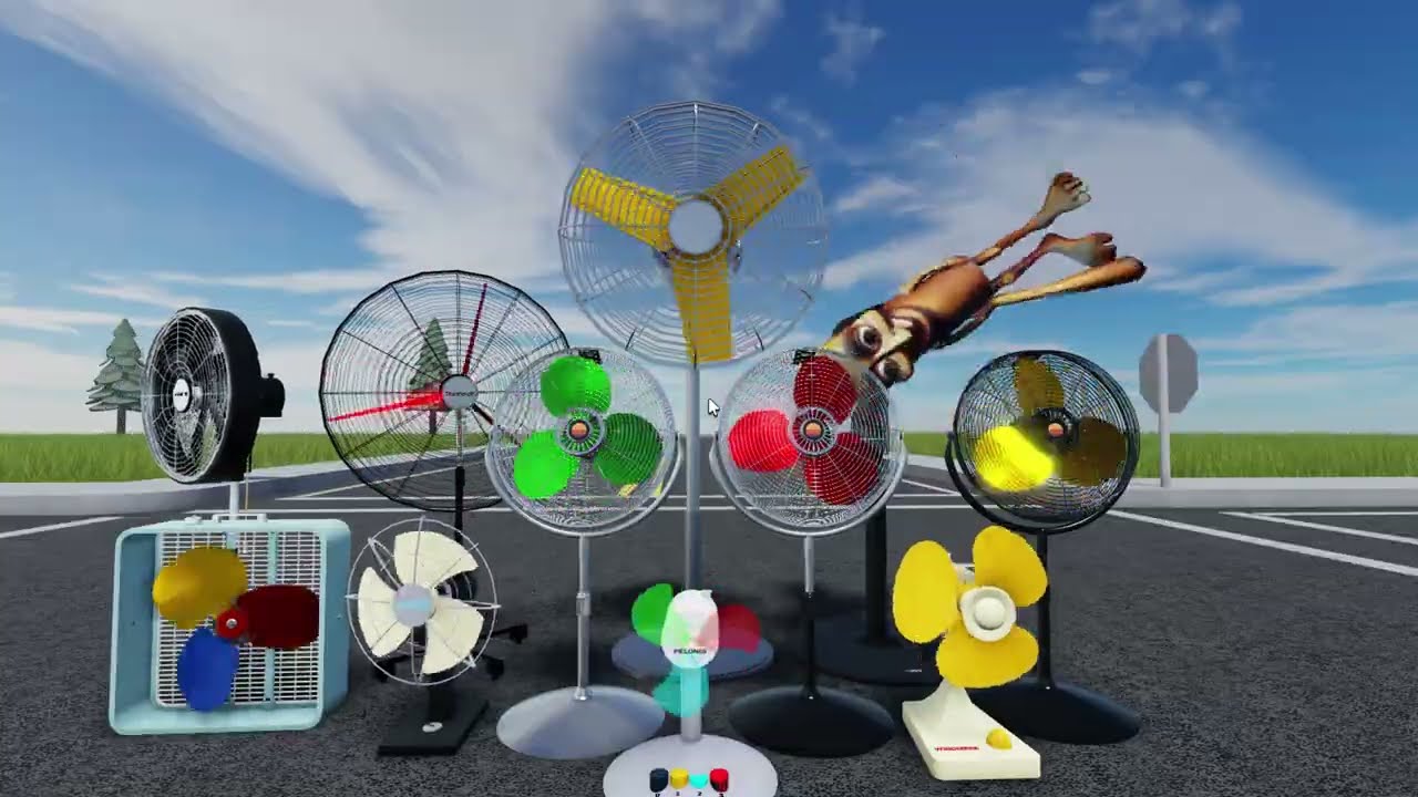 Неустойчивый вентилятор Roblox взмыл в небо, это было так смешно!