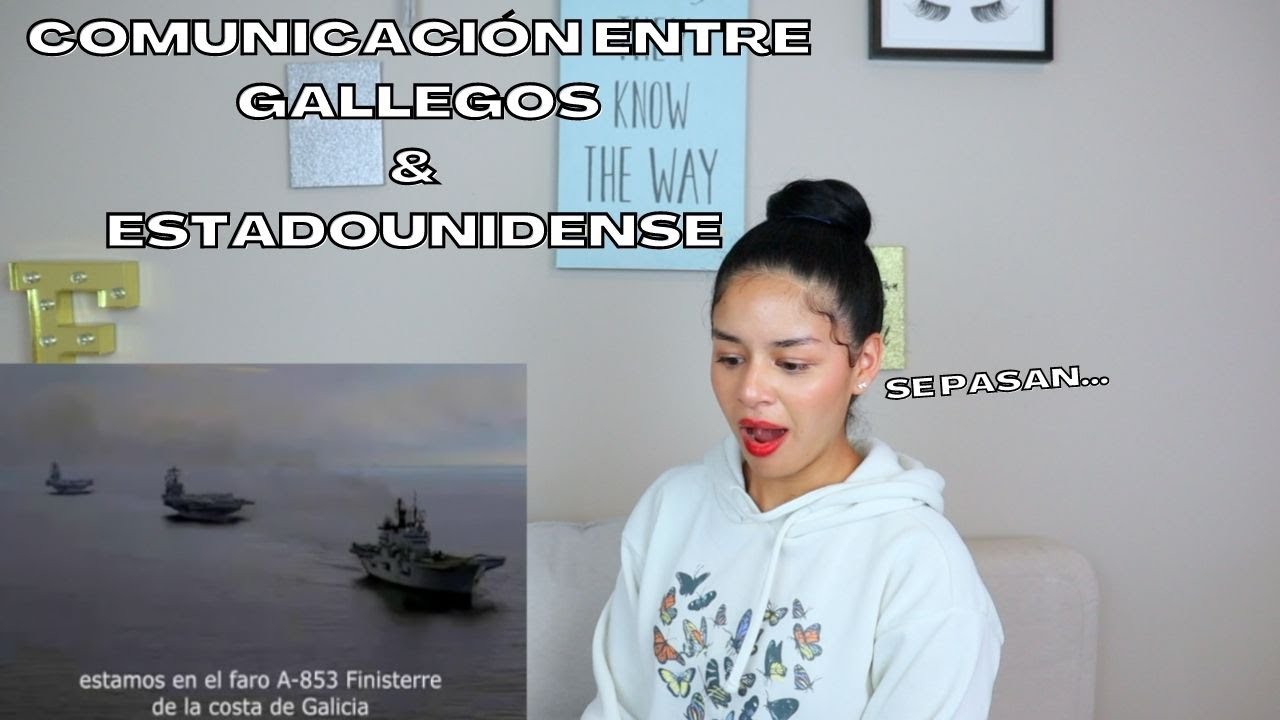 REACCIONO a la COMUNICACIÓN entre GALLEGOS y el CAPITÁN del portaaviones ESTADOUNIDENSE