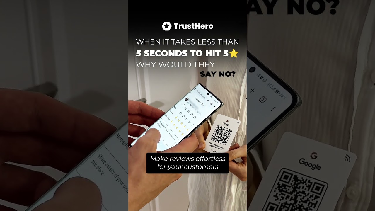 ⭐⭐⭐⭐⭐ Get More 5-Star Google Reviews with NFC&QR Tools