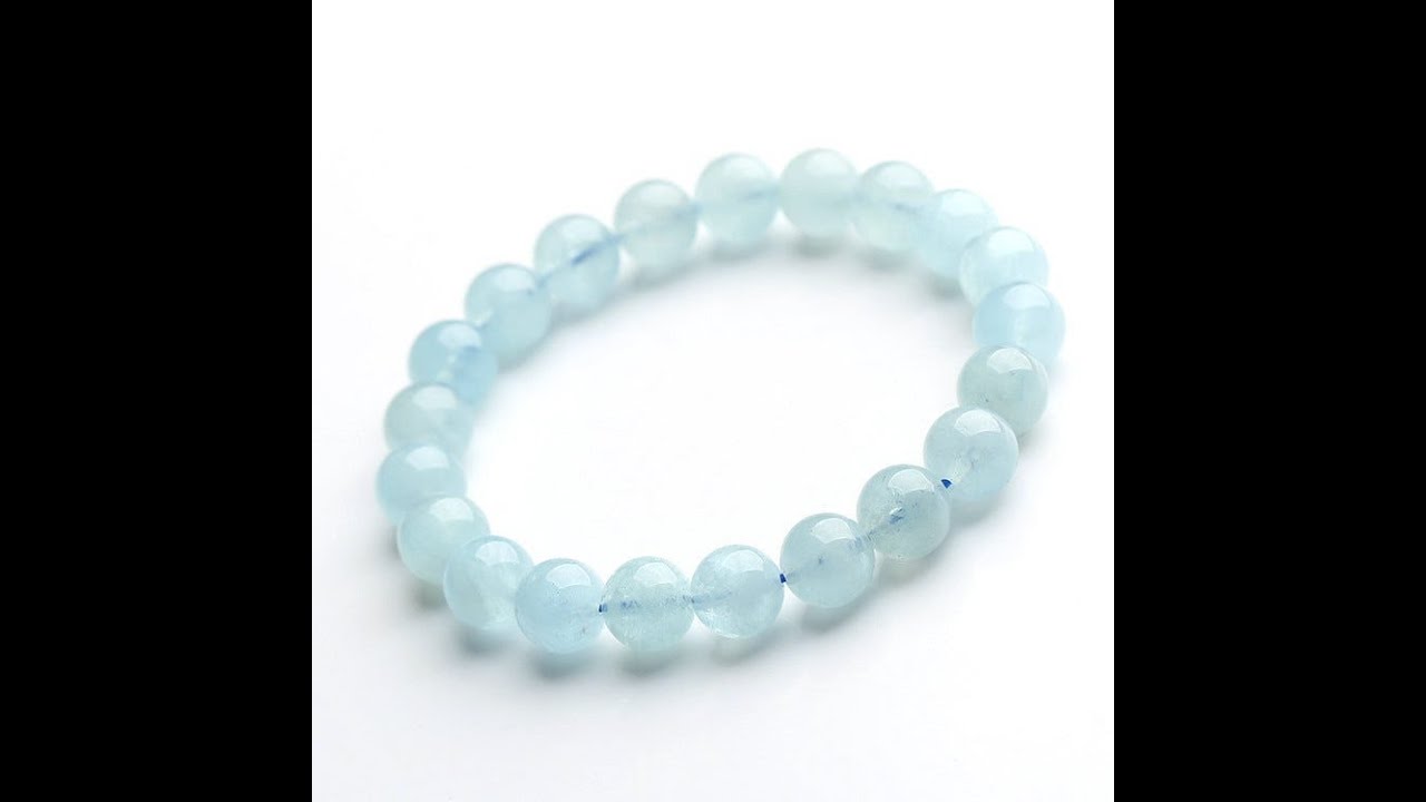 Aquamarine Bracelet for Calm & Clarity &ndash; Healing Crystal Jewelry for Stress Relief & Spiritual