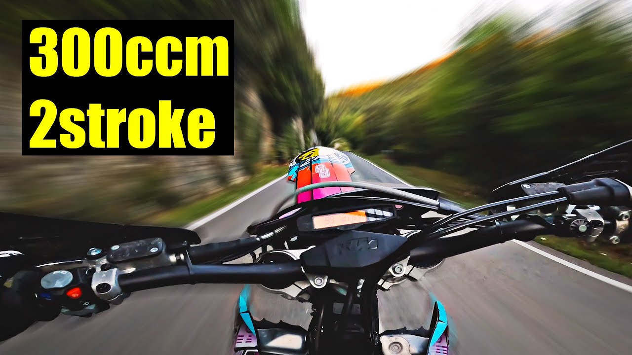 KTM EXC 300 SUPERMOTO - CRAZY SHORTY SOUND!! - PART 2