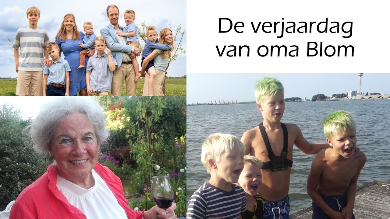 De eerste verjaardag van oma, sinds opa is overleden - Familie Blom - vlog 44