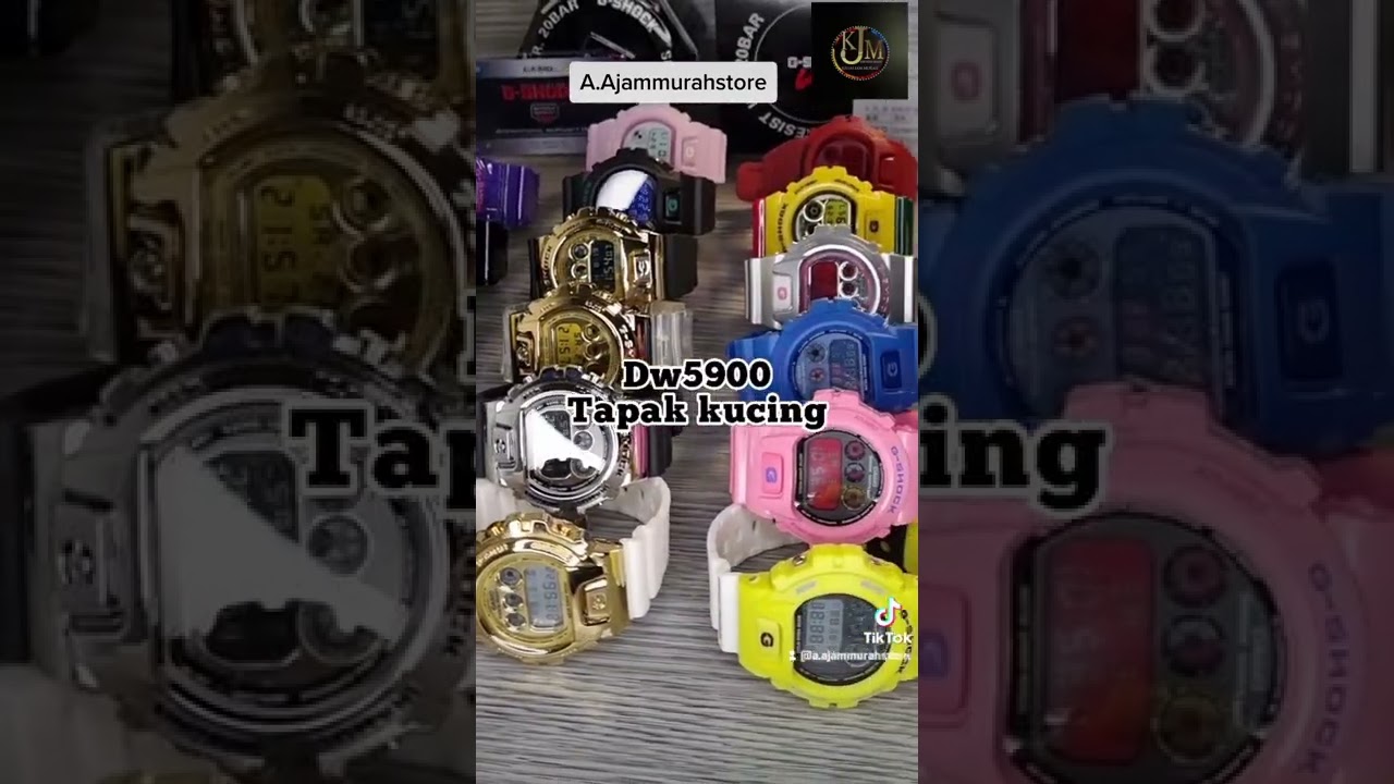 jam tangan G-SHOCK pelbagai jenis