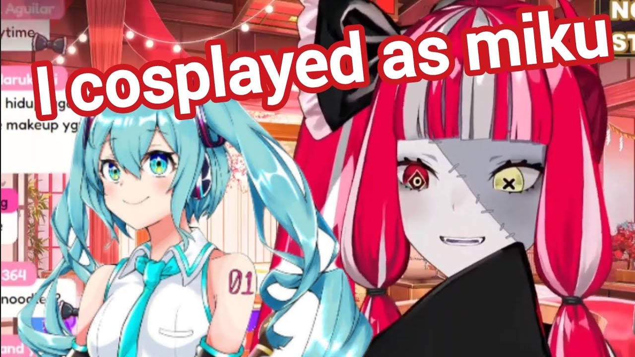 Ollie cosplayed Hatsune Miku, and people thought she was really Miku
