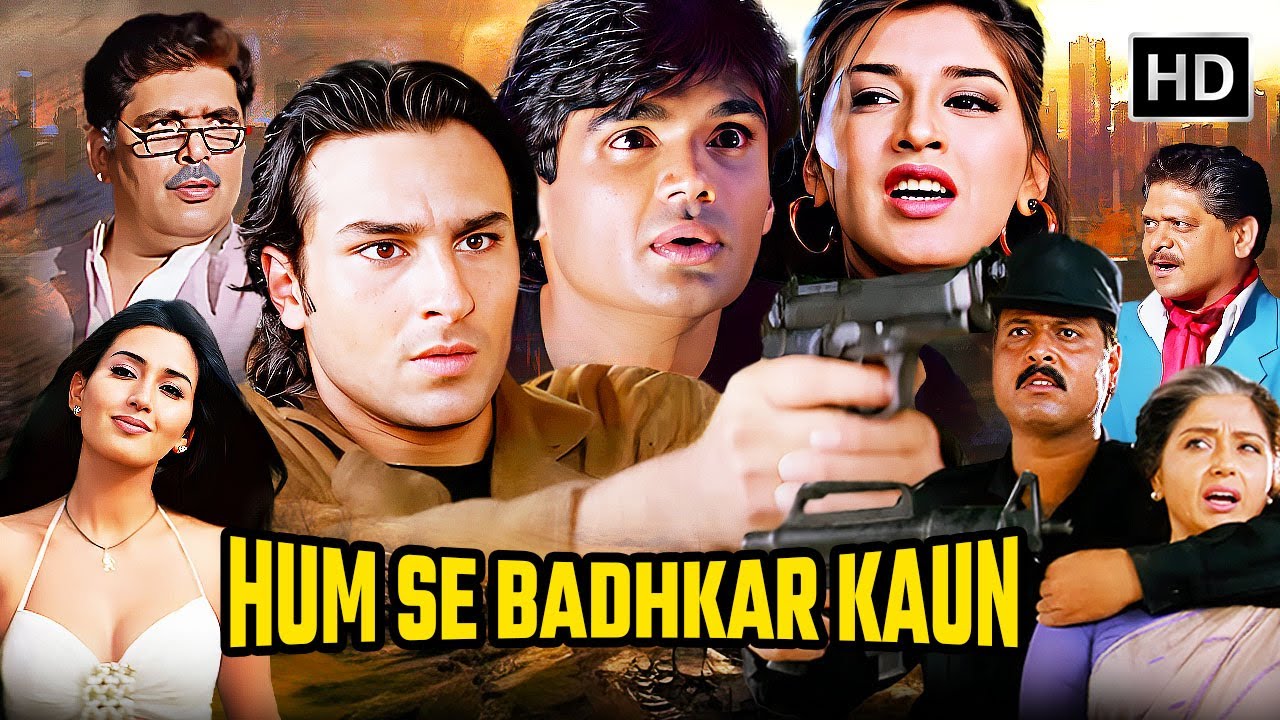 Humse Badhkar Kaun | Full HD Movie | Sunil Shetty & Saif Ali Khan | 90s Superhit Action Thriller