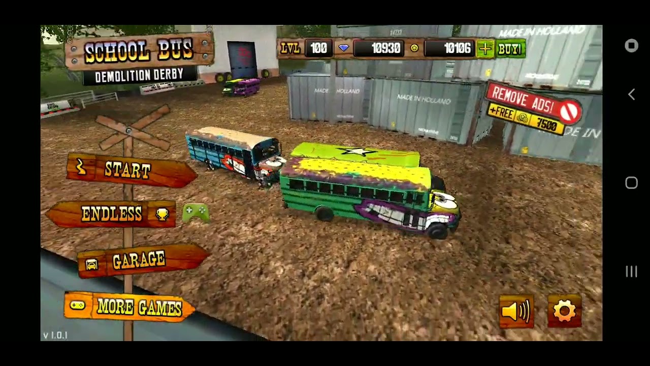Main Menu | School Bus Demolition Derby