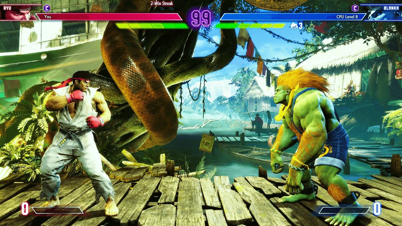 Ryu vs Blanka (Hardest) Street Fighter 6.| Epic Battle