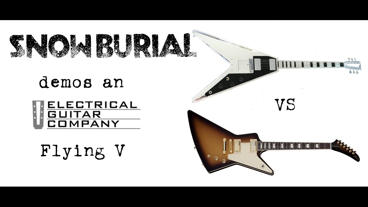 Electrical Guitar Company Flying V demo - clean tones