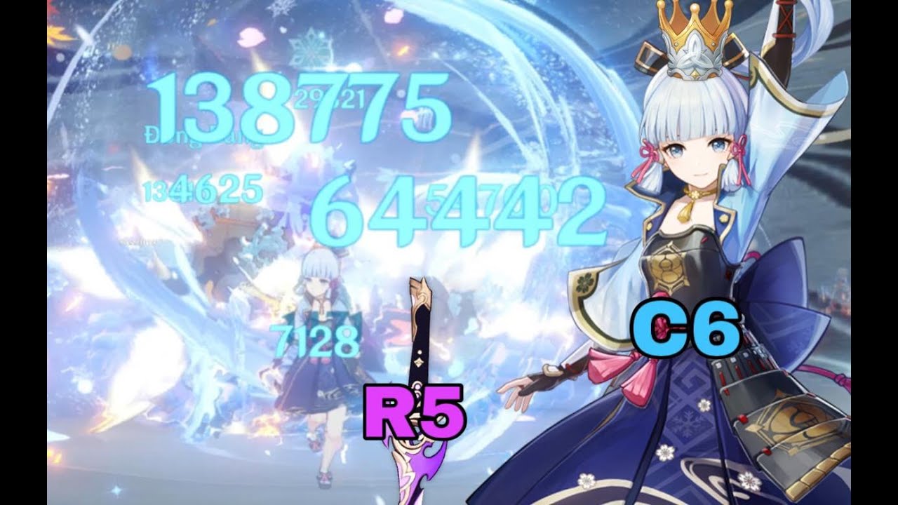 C6R5 TRIPLE CROWNED AYAKA SHOWCASE | GENSHIN IMPACT