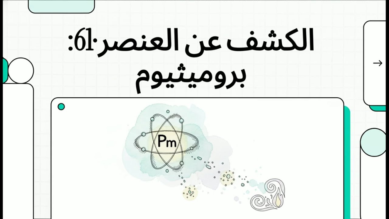 البروميثيوم : الكشف عن العنصر 61