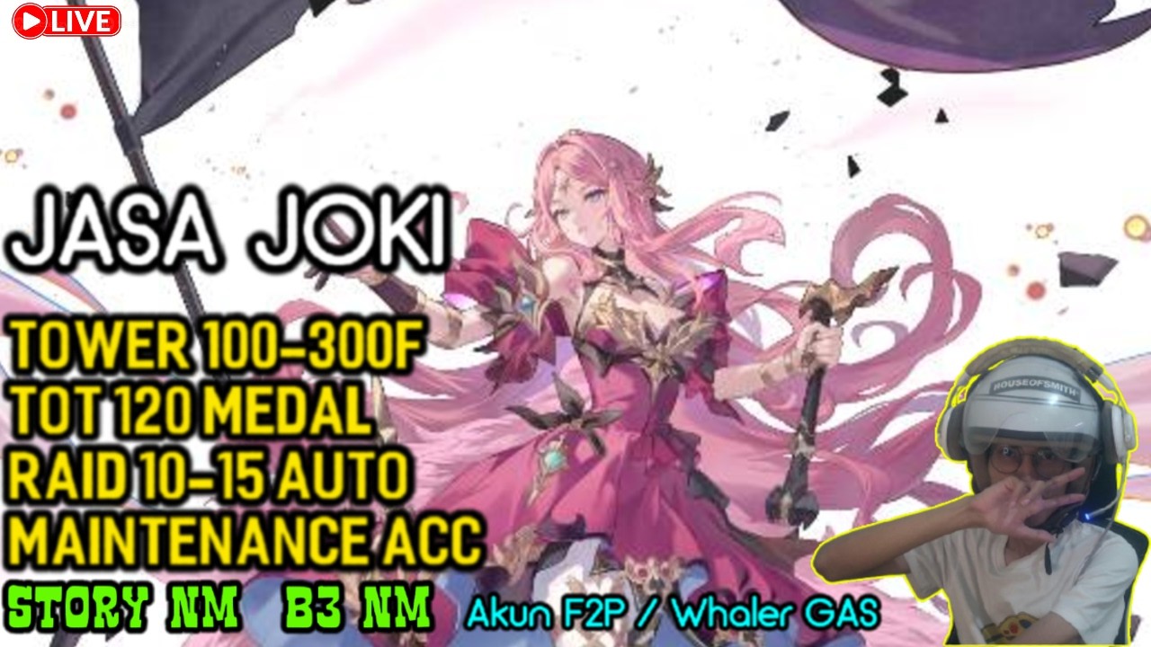 🔴LIVE Push Rank RTA RTA |  Open JOKI Seven Knights Re:BIRTH - TopUp? Epictopup.id