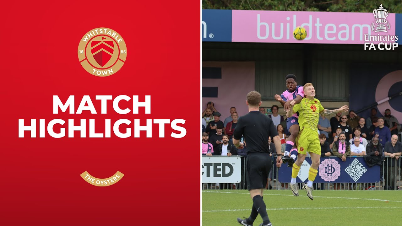 Dulwich Hamlet vs Whitstable Town | FA Cup | Match Highlights