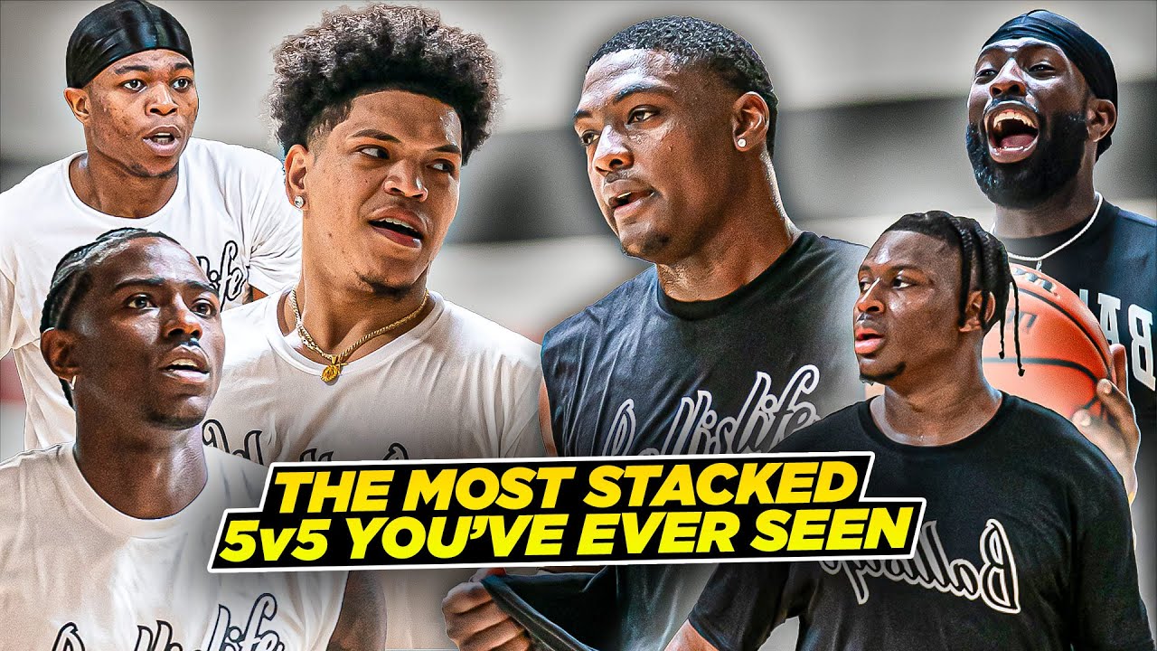 The Most STACKED 5v5 Game YouTube Has EVER SEEN... Nas, Rob, Nitty, Skoob, Ty, Zae & MORE
