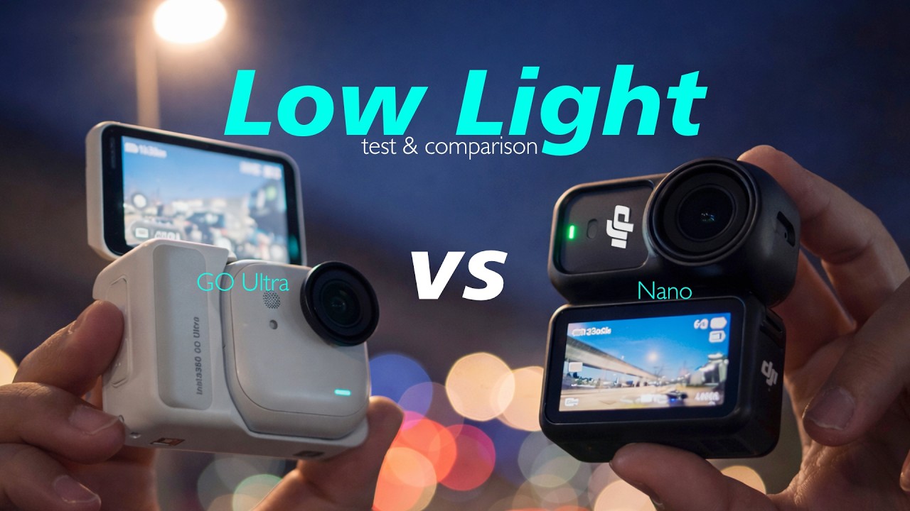 Insta360 GO Ultra vs DJI Nano: Low Light Test – Who Wins?