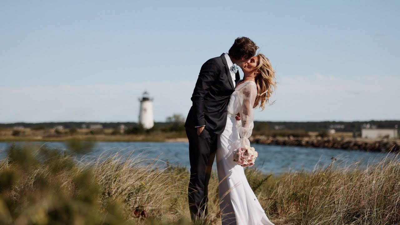 They Were Married Overlooking Edgartown Harbor // Martha's Vineyard Wedding // Amy + Patrick