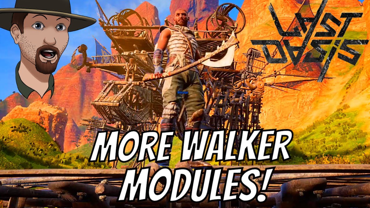 LAST OASIS- How To Upgrade Walkers For More Module Slots! High Quality Buffalo Walker Tour!