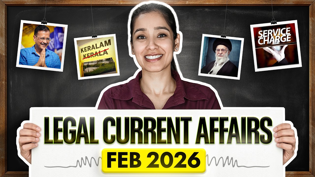 Monthly Legal Update | Important for Competitive Exams