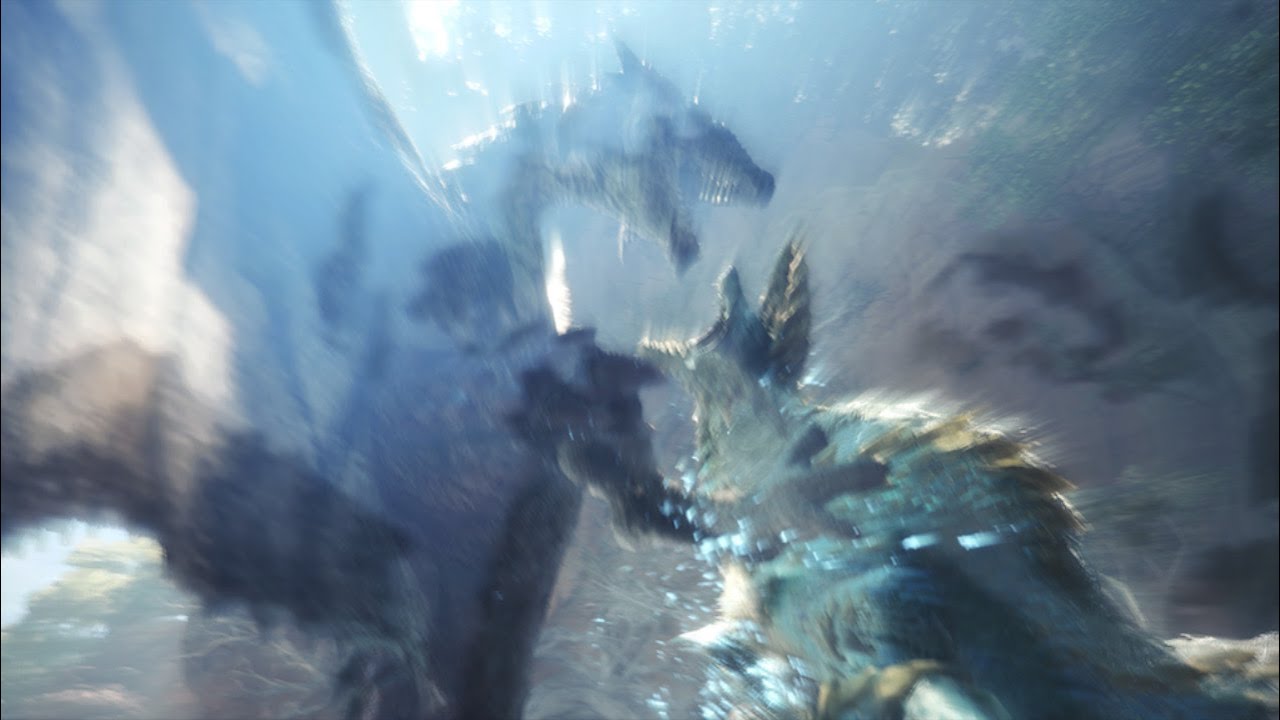 Rathalos vs Zinogre vs Diablos Turf War Natural Cutscene | No Hunter/Music