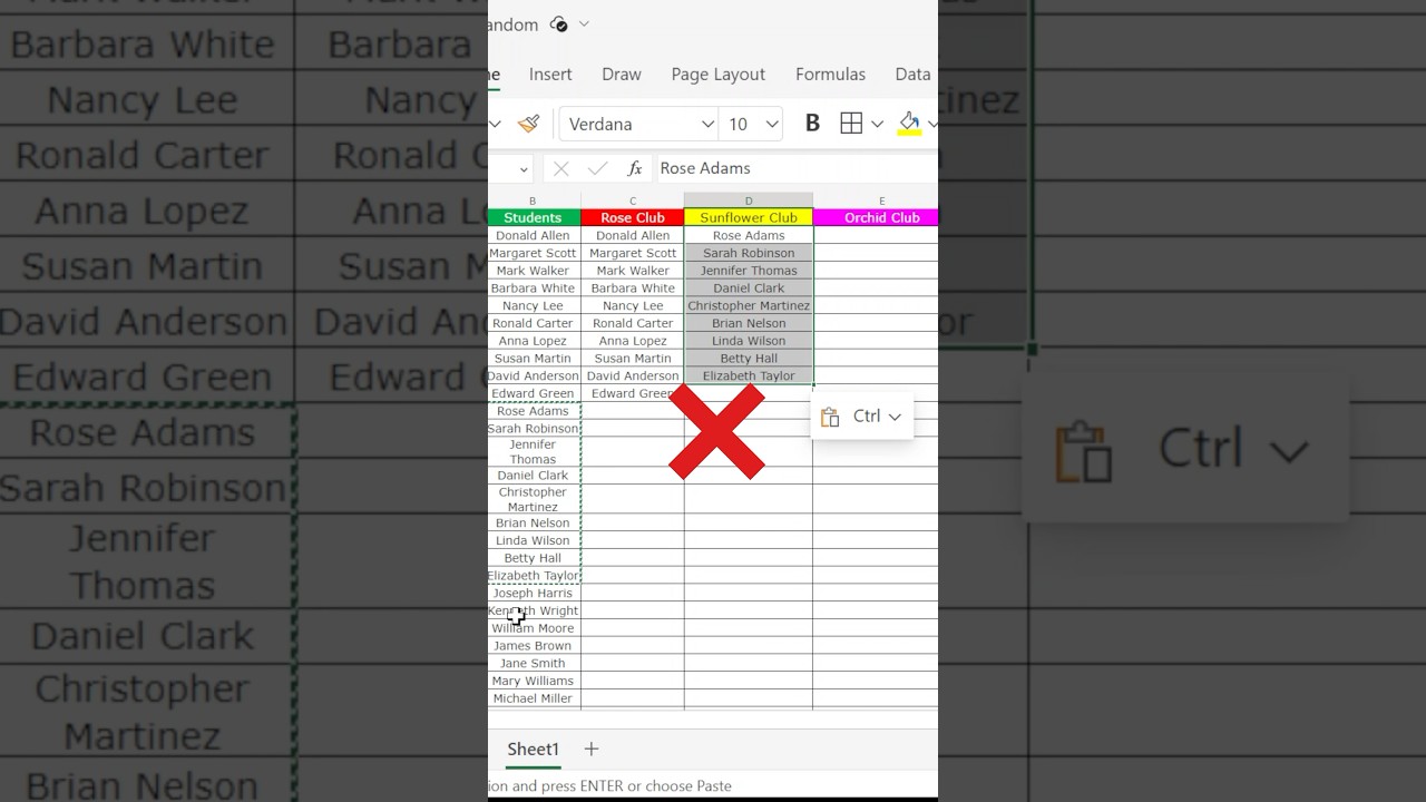 Как создать случайные команды в Excel (с формулой) #shorts #excel