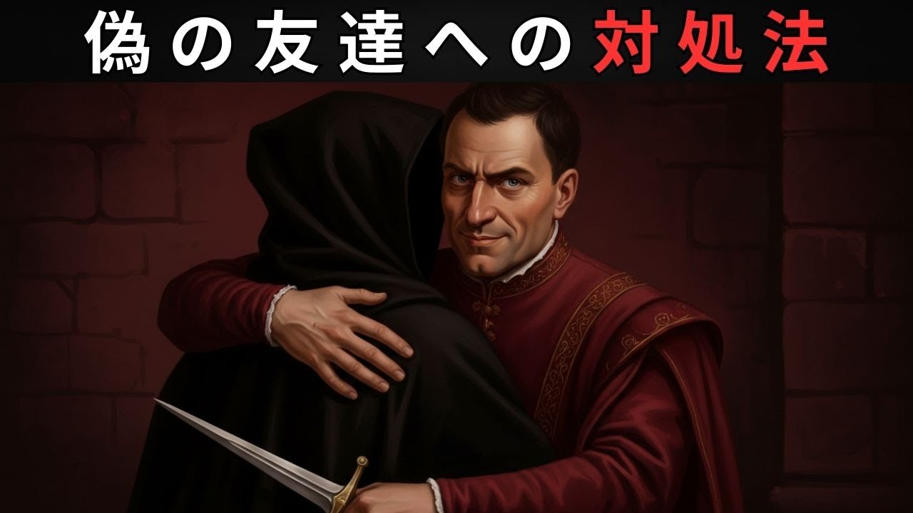 【マキャベリ流】あなたを破壊する「偽りの友人」をその場で見抜く方法
