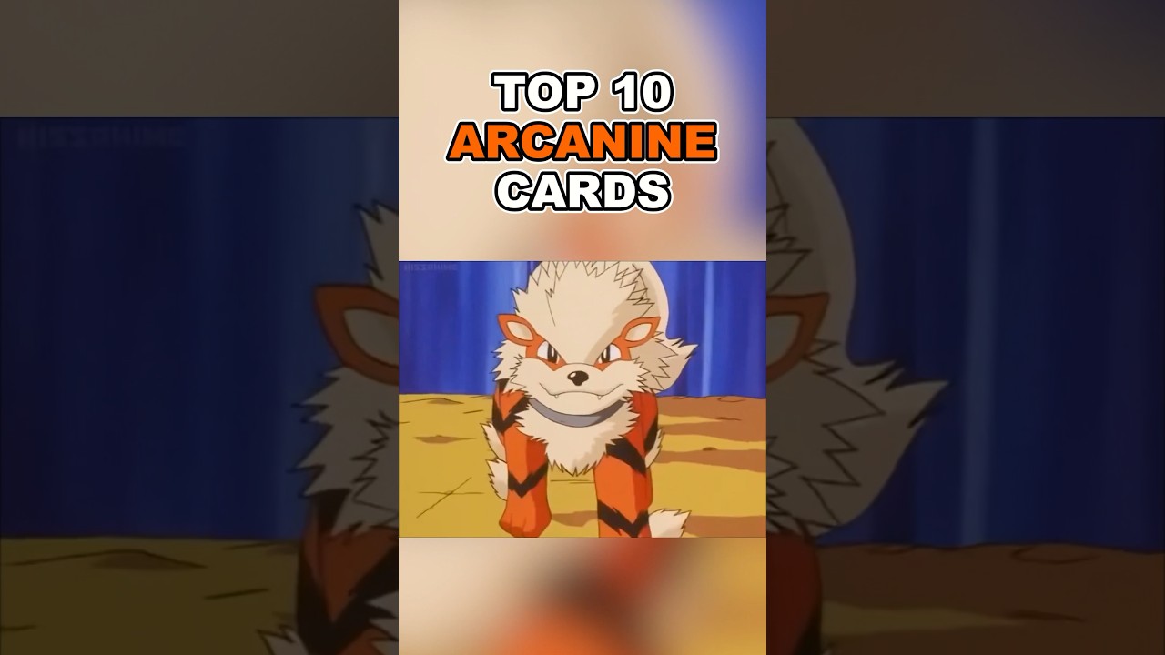 Top 10 Most Expensive Arcanine Pok&eacute;mon Cards #arcanine #pokemon #pokemoncards