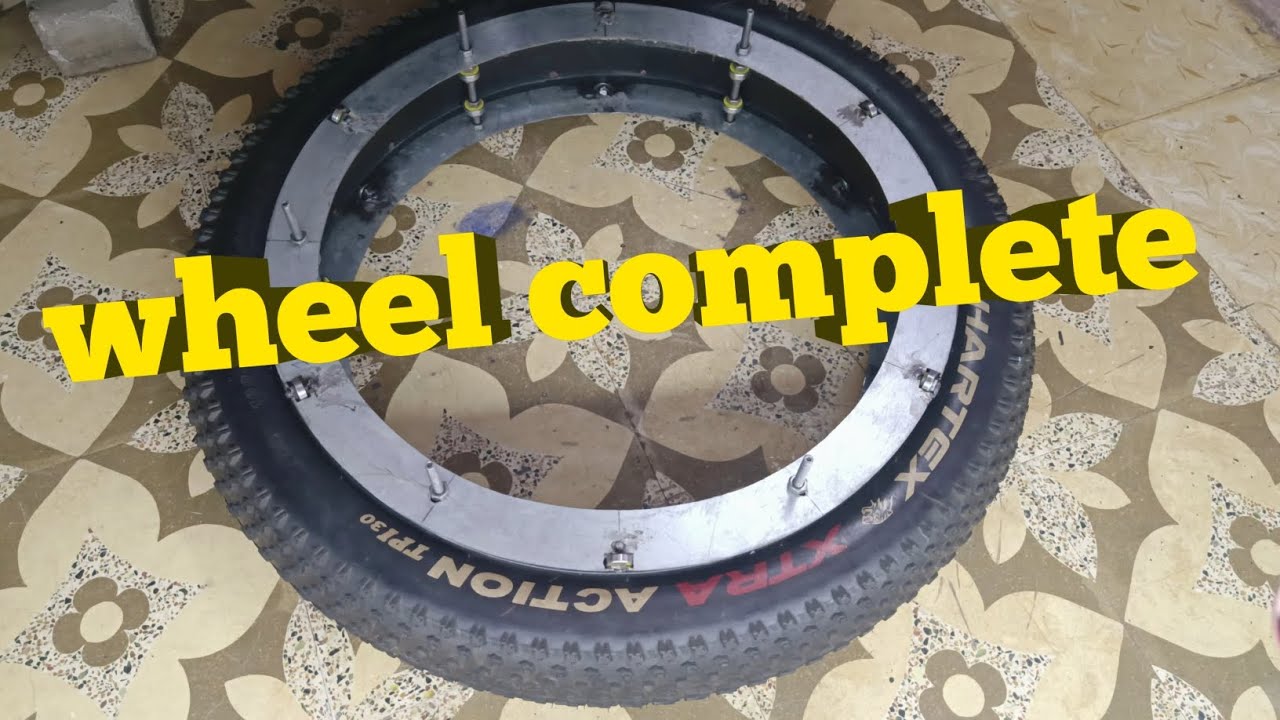 Making Hubless fat bike | front wheel complete | part -5 |The yk 2626
