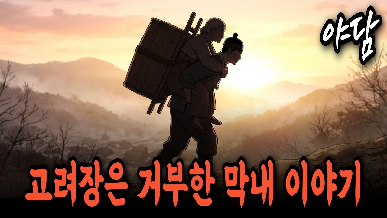 고려장에서 어머니를 지킨 막내아들 이야기 | 오디오북, 야담