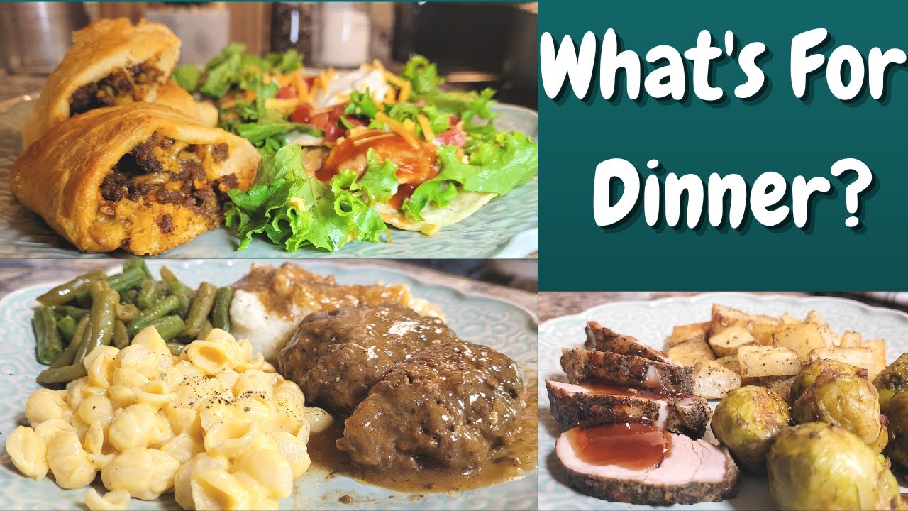 What’s For Dinner - Easy Budget Friendly Weeknight Meals - CrockPot Salisbury Steak - Taco Ring