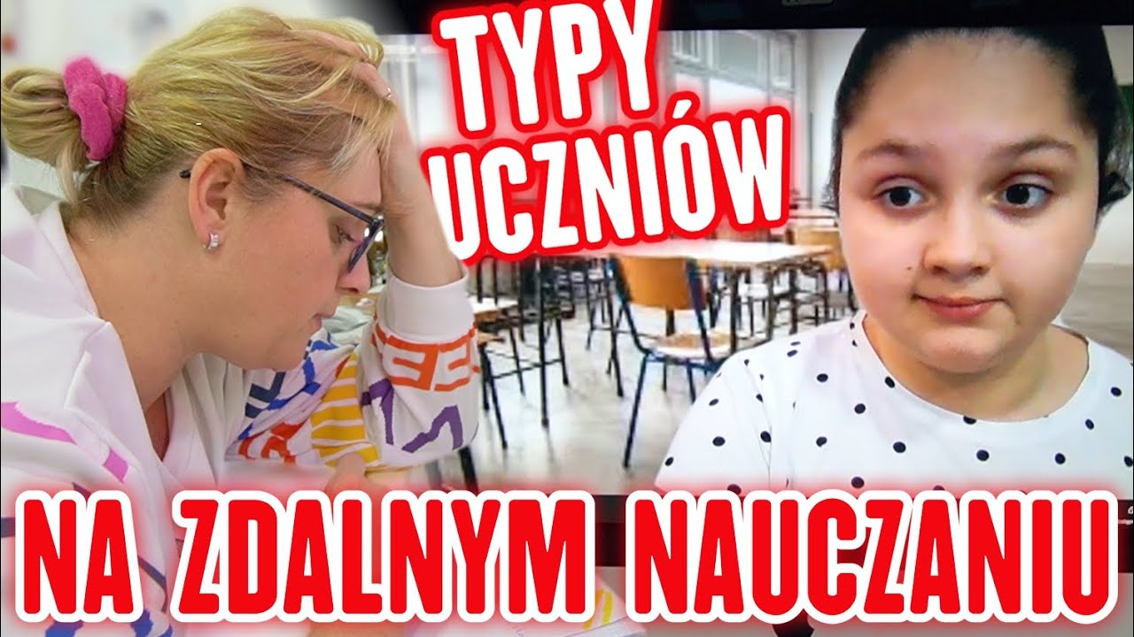 TYPY UCZNIÓW NA ZDALNYM NAUCZANIU 📚 PARODIA 🤣 MISIA I JA