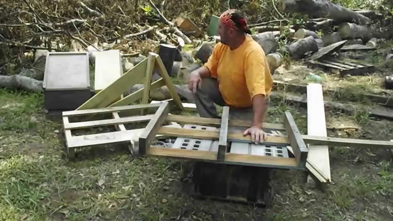 PALLETS Beekeeping Low Cost Light Weight Beehive Treated Pallet Building Ga.Beekeeper John Pluta