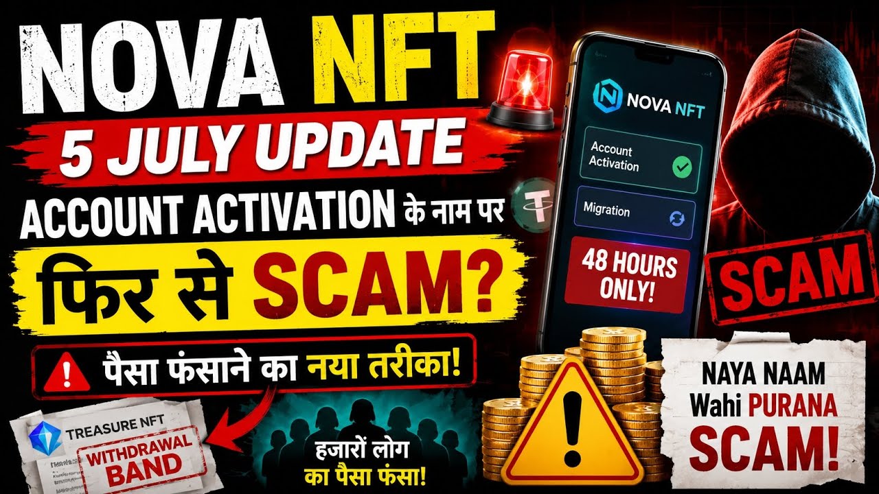 🚨 5 July Nova NFT Update 😱 | Treasure NFT Users Ko Phir Se Phansaya Ja Raha Hai?