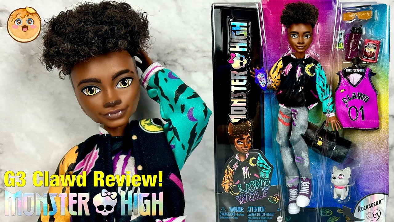 Monster High G3 Core Clawd Wolf Doll Full Unboxing + Review!
