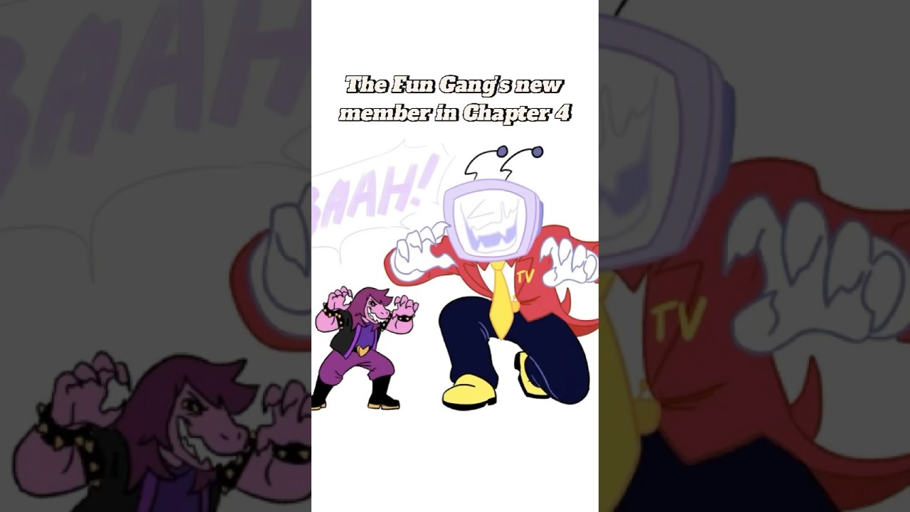 The Fun Gang&rsquo;s new member in Chapter 4 #deltarune #kris #undertale #deltarunecomicdub #shorts