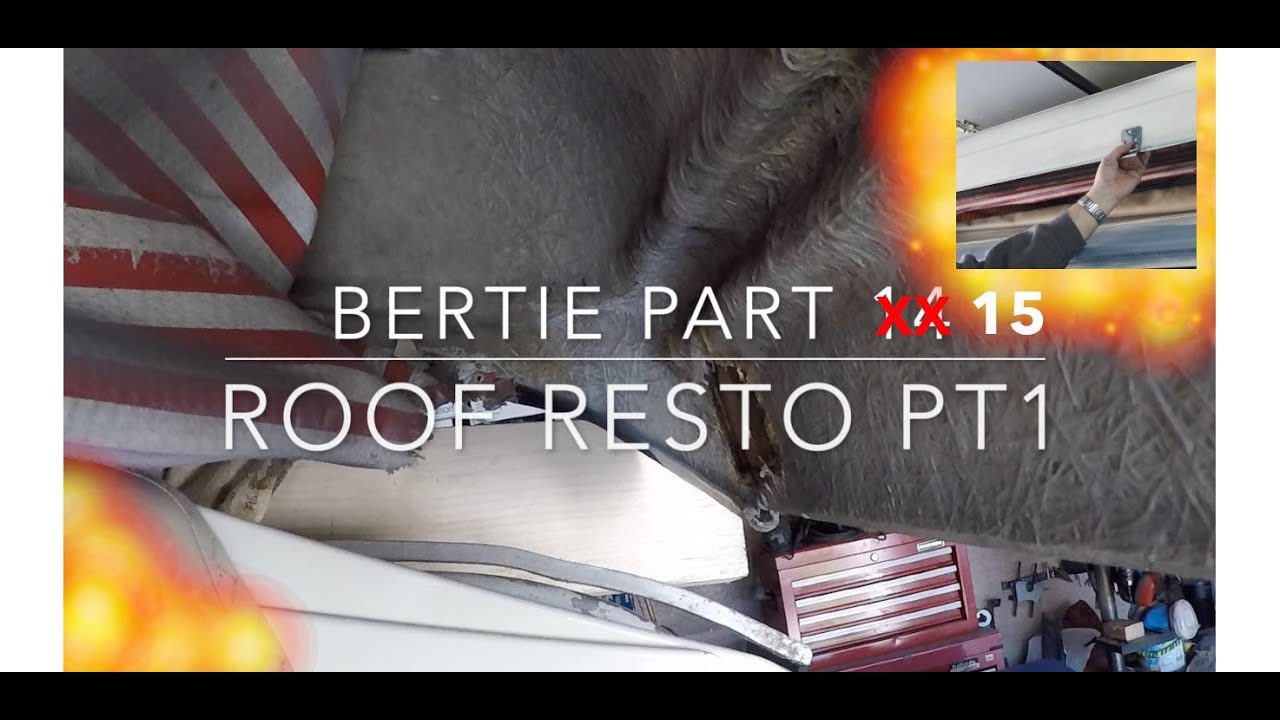 Bertie part 15 - VW T2 Dormobile roof cap resto