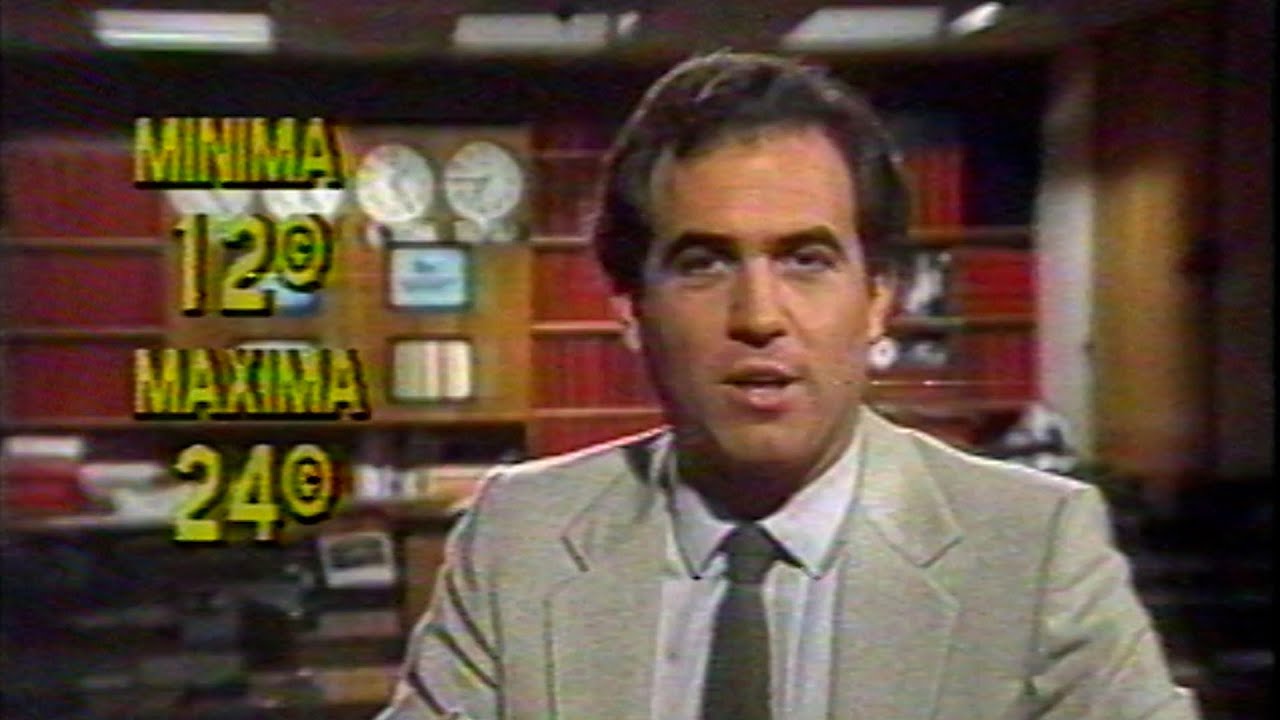 Noticiero Telenoche Canal 13 con comerciales y fin de transmisiones 1986
