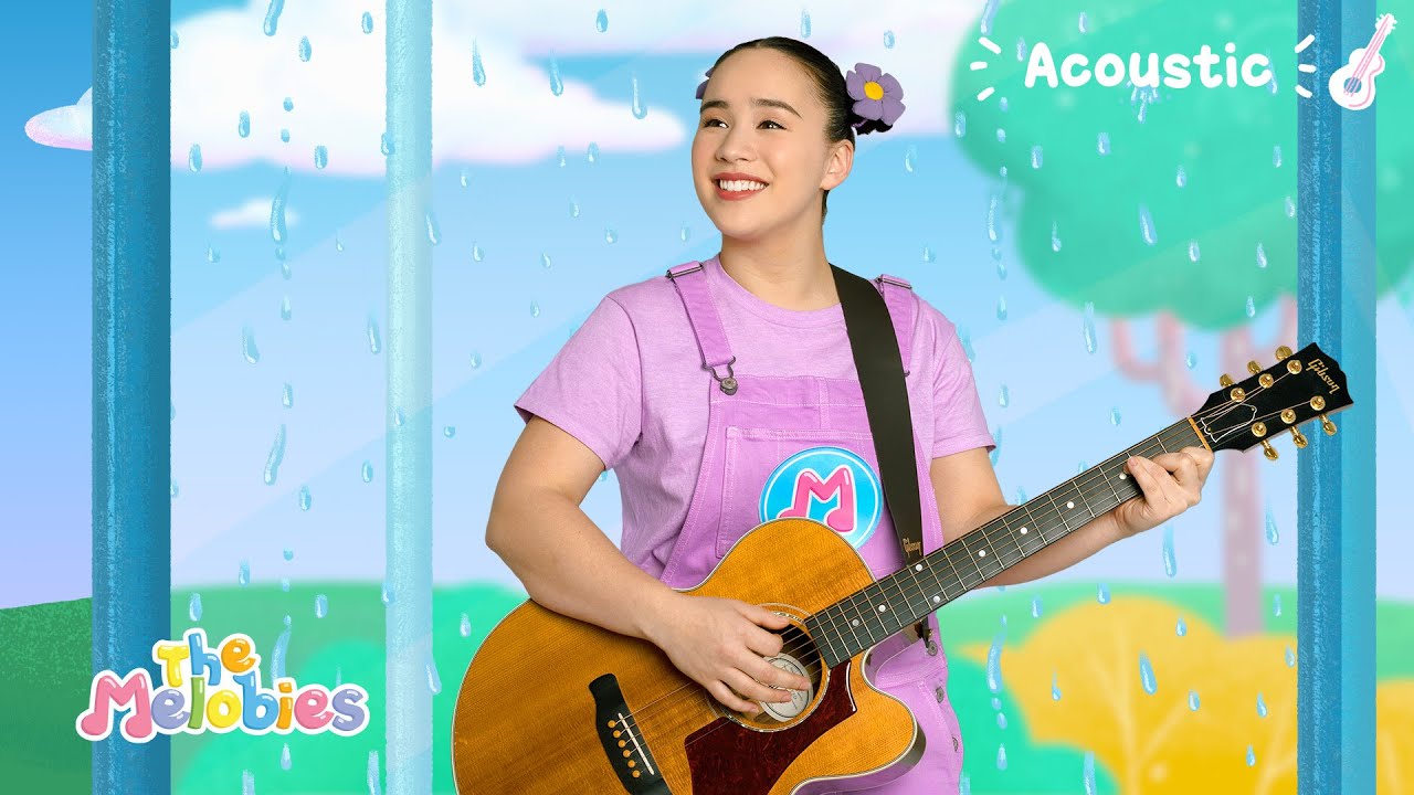 Rainy Day Song | Rain Rain Go Away Kids Song (Acoustic Version)