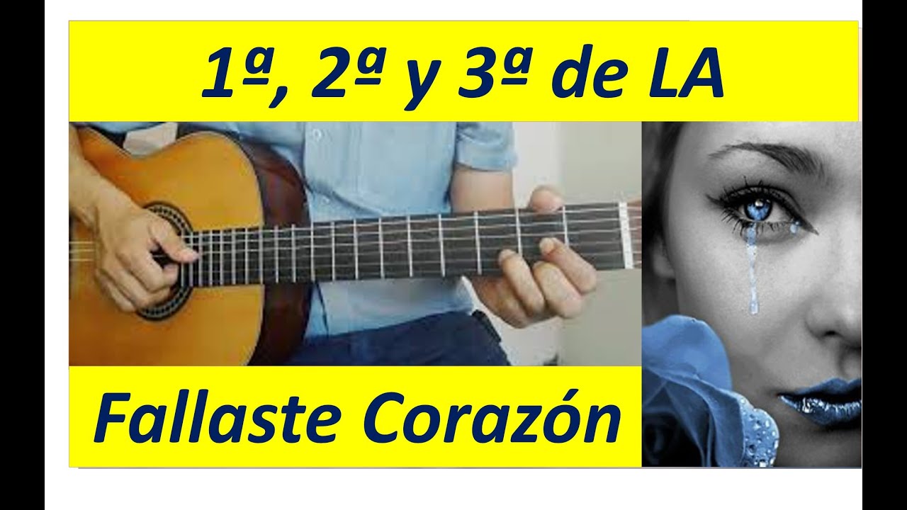 Fallaste Corazón de Cuco Sánchez en Guitarra. Primera, Segunda y Tercera de LA