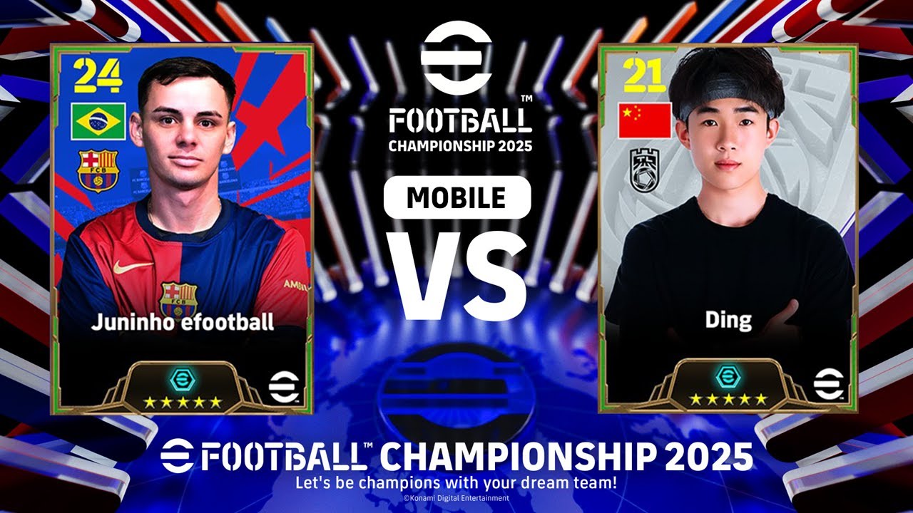 Mobile Grand Final | Juninho eFootball🇧🇷 vs Ding🇨🇳 eFootball&trade; CHAMPIONSHIP 2025 WORLD FINALS !!