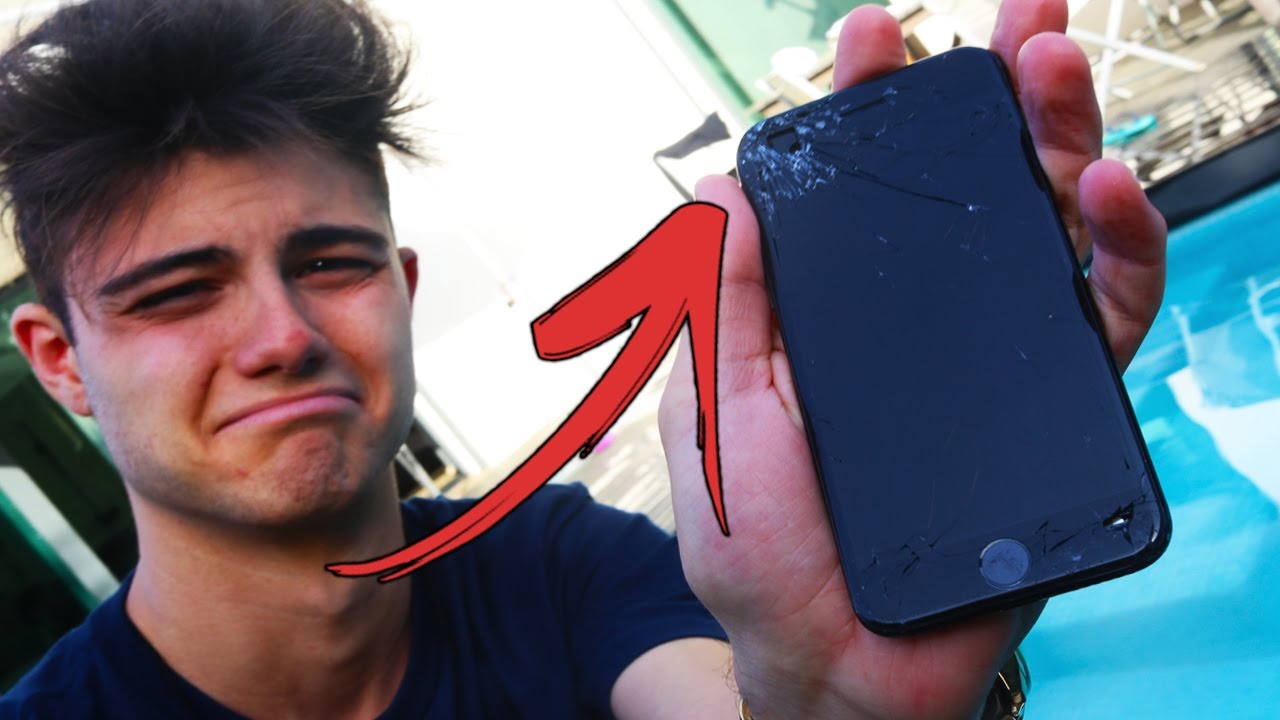 PARTI O MEU iPHONE 7 NA PISCINA !! (DESTRUÍDO!)