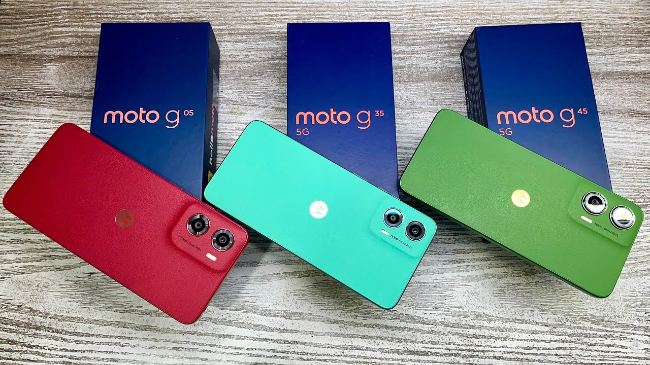 Moto G05 vs Moto G35 5g vs Moto G45 5g - Best Konsa ? | Gaming Processor 🎮| Best Camera 📸 | Rs 6999🔥
