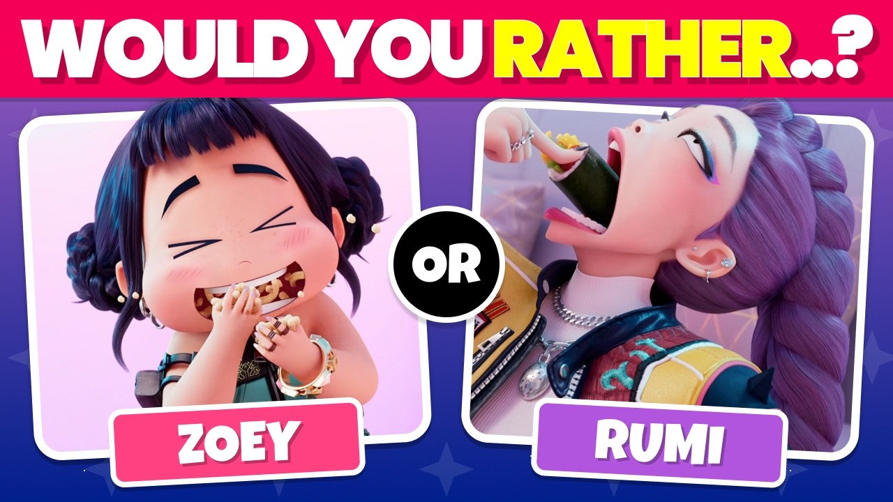 Would You Rather…? You HAVE to Choose! 🤯👿 | Ultimate KPop Demon Hunters Quiz #15