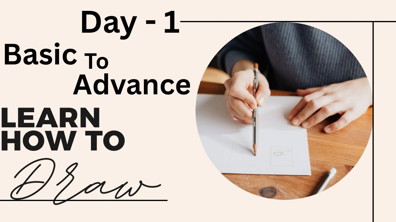 Drawing class - 2025 | Day 1| Drawing Basics for beginners |Drawing series 