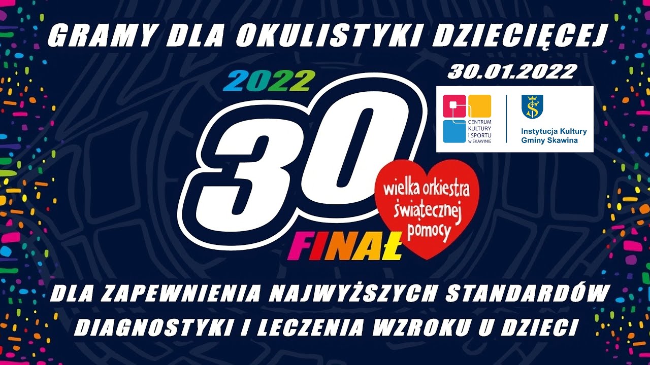 30. Finał Wielkiej Orkiestry Świątecznej Pomocy w CKiS w Skawinie - część I