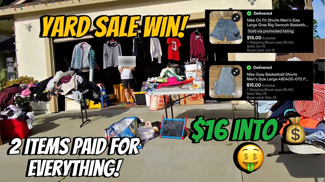 Cheap Yard Sale Finds That Flip Fast How I Turned $16 Into Profit at a Friday Yard Sale