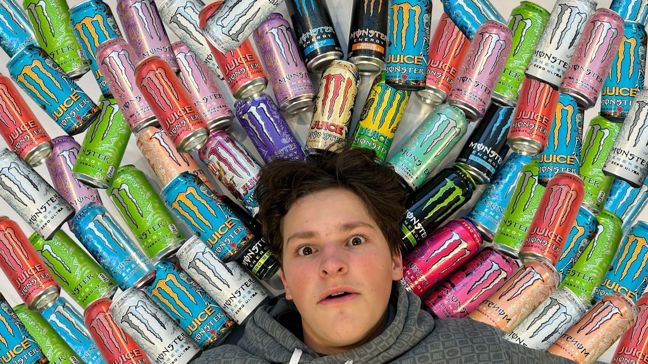 I tried EVERY Flavor of Monster