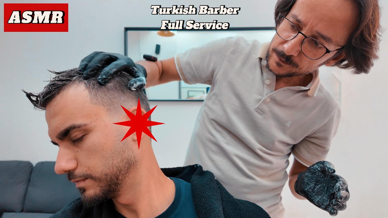Ultimate Relaxation: Turkish Barber ASMR Grooming Journey