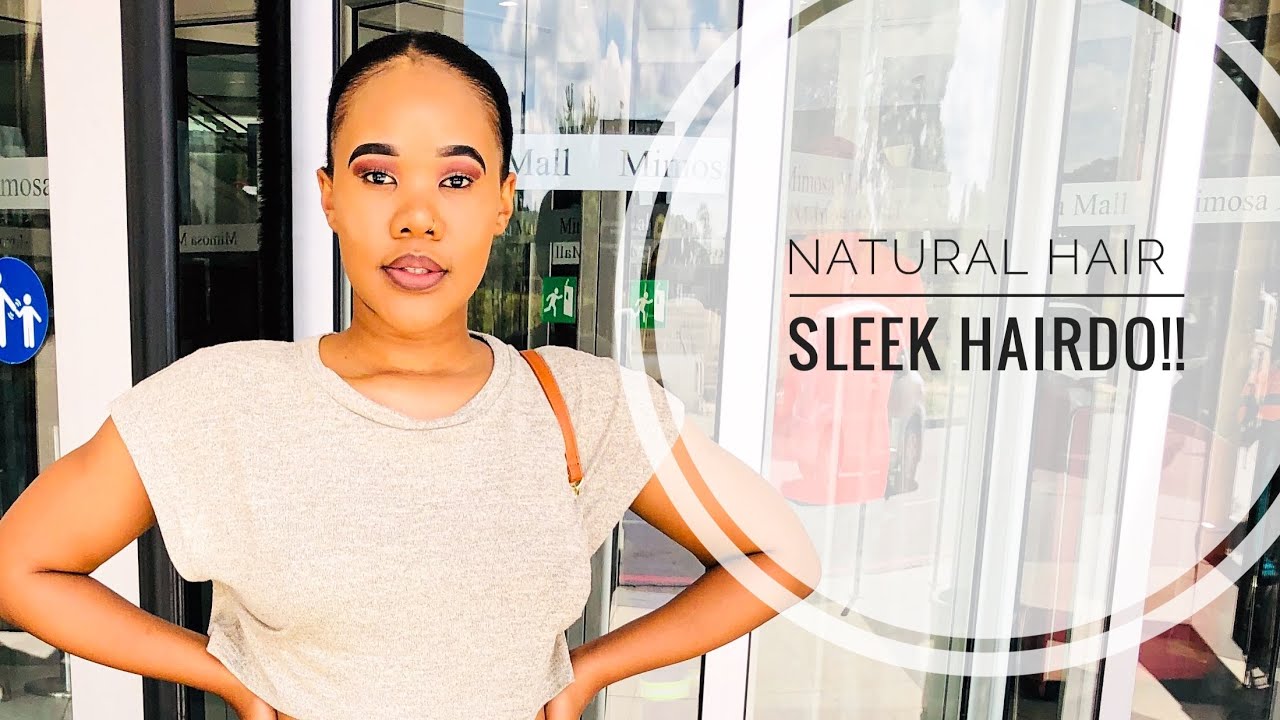 Natural Hair|| Sleek Natural Hairdo!!!