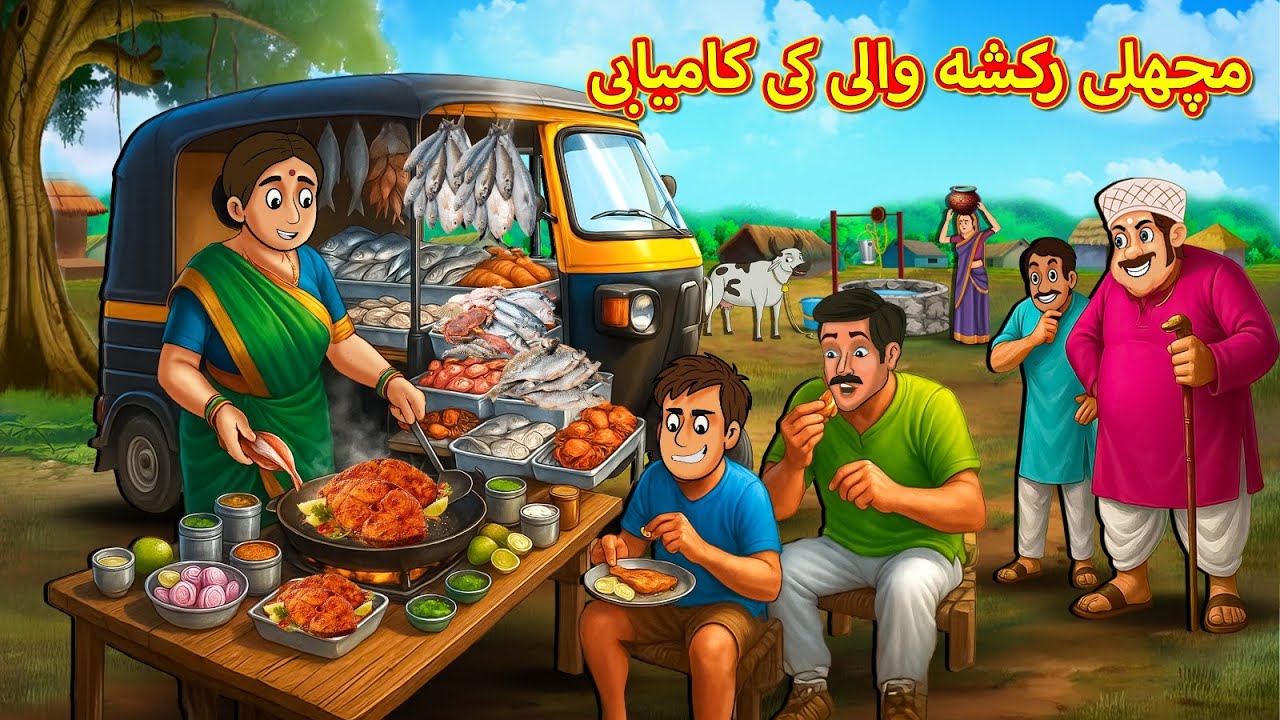 مچھلی رکشہ والی کی کامیابی | Urdu Stories | اردو میں کہانی | Stories In Urdu | Koo Koo TV Urdu