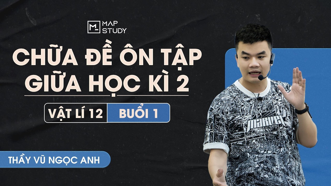 [Vật Lí 12] Chữa Đề Ôn Tập Kiểm Tra Giữa Học Kì 2 - Đề Số 1 | Thầy VNA